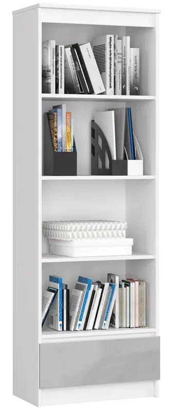 Objednat Nyní Regál R60 1SZ 4P CLP bílý / metalický lesk