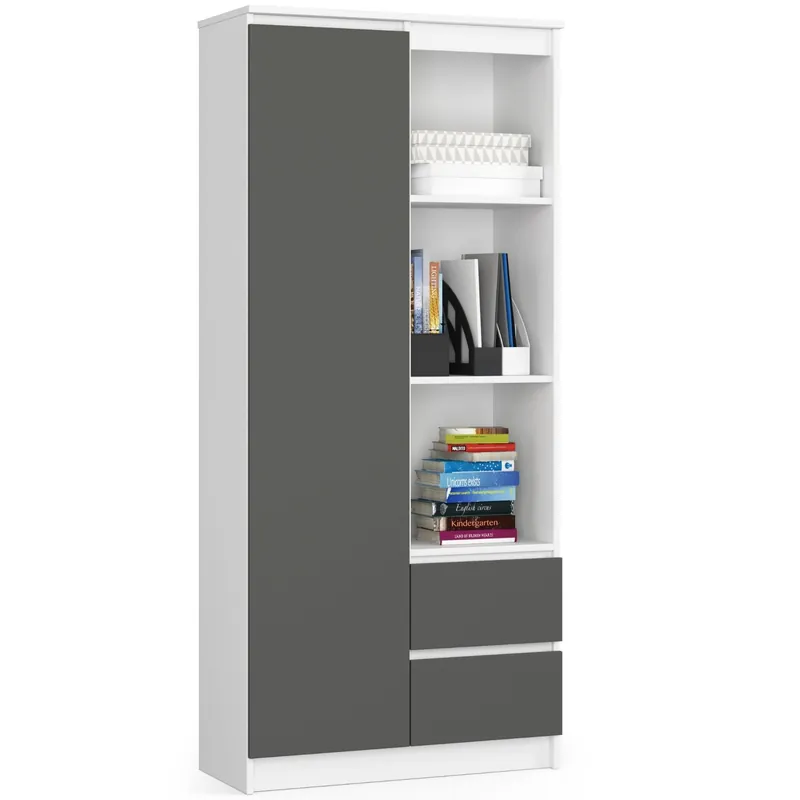 Regál R11 R80 1D 2SZ CLP bílý / šedý Zlevněný