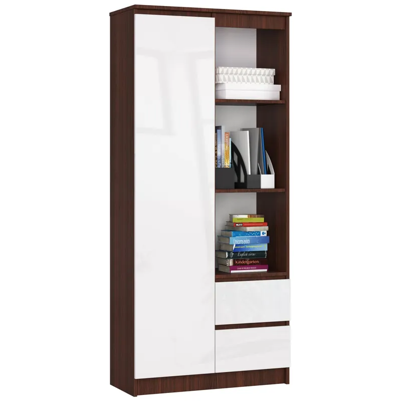 Speciální Cena Regál R11 R80 1D 2SZ CLP wenge / bílý lesk