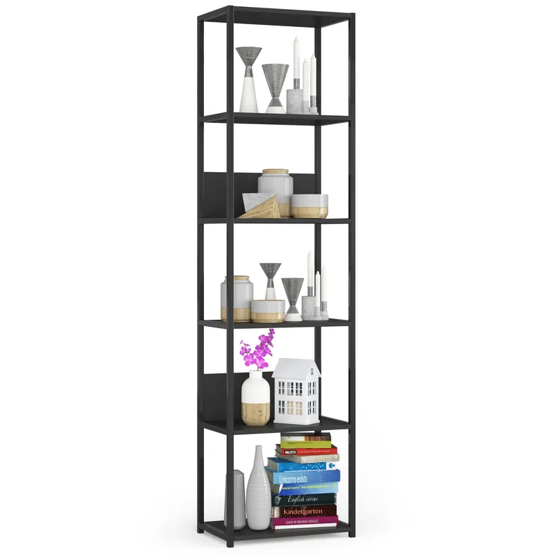 Průmyslový regál 50 cm, 6 polic, černý / černý Objednat Nyní