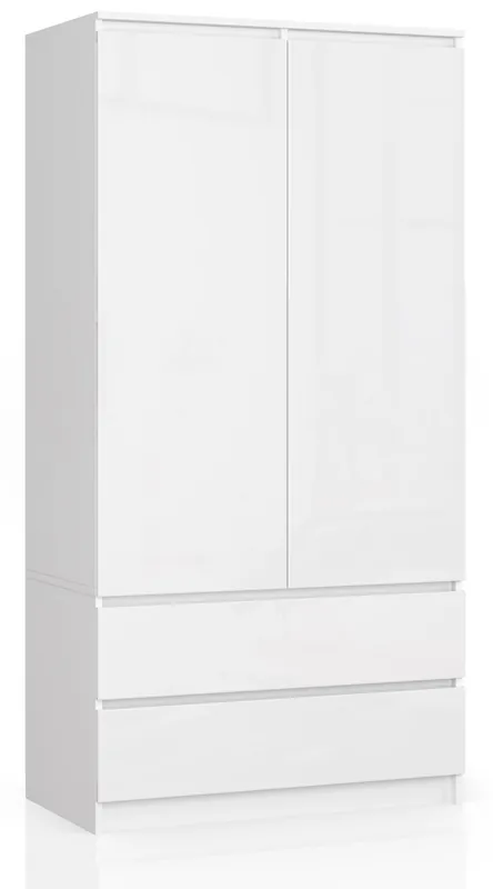 Kup Teď Skříň S 90 cm 2D 2SZ CLP bílá, lesk