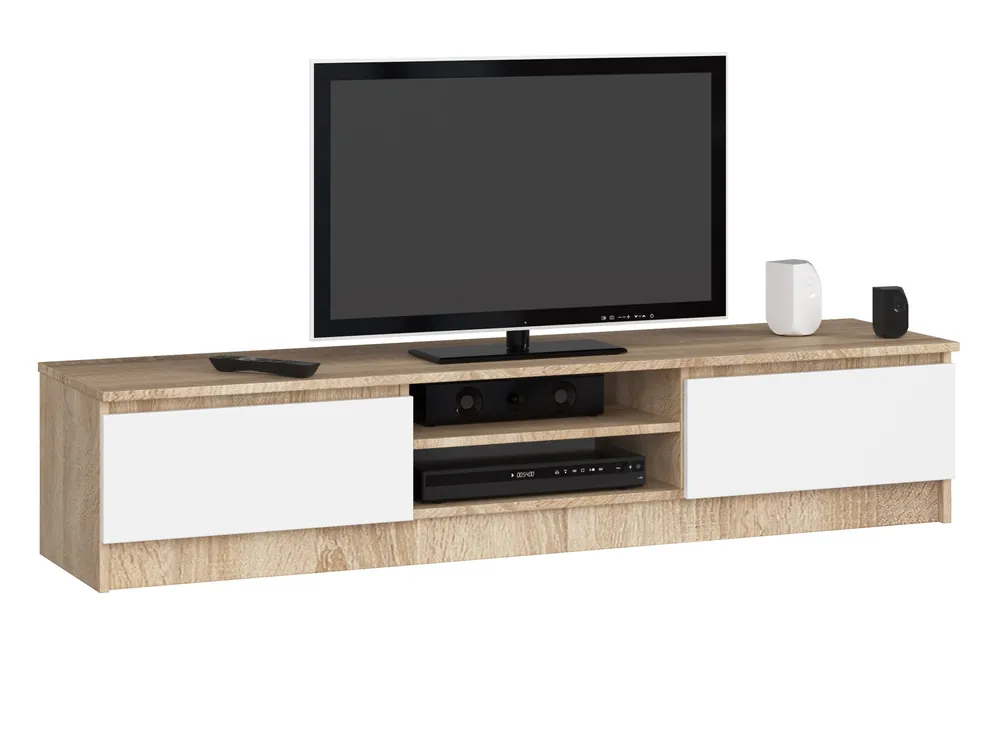 Stolek pod TV RTV K 160 CLP sonoma / bílý Akční Cena