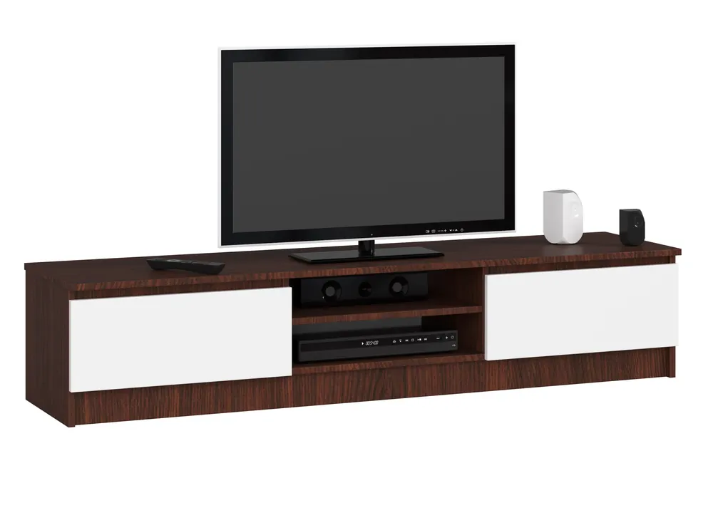 Koupit Online Stolek pod TV RTV K 160 CLP wenge / bílý