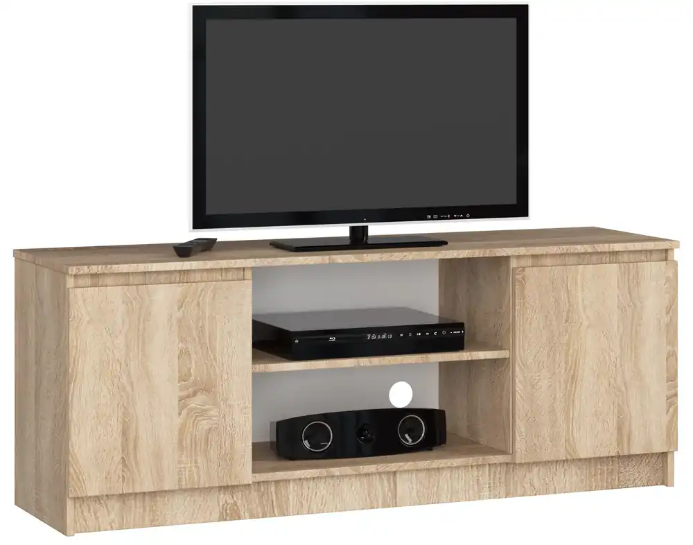 Značkový Stolek pod TV RTV 140 2D 1P sonoma