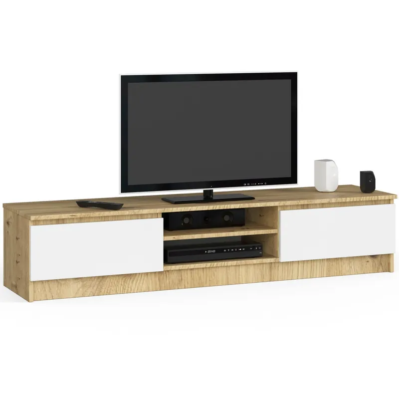 Sleva Stolek pod TV RTV K 160 CLP dub artisan / bílý
