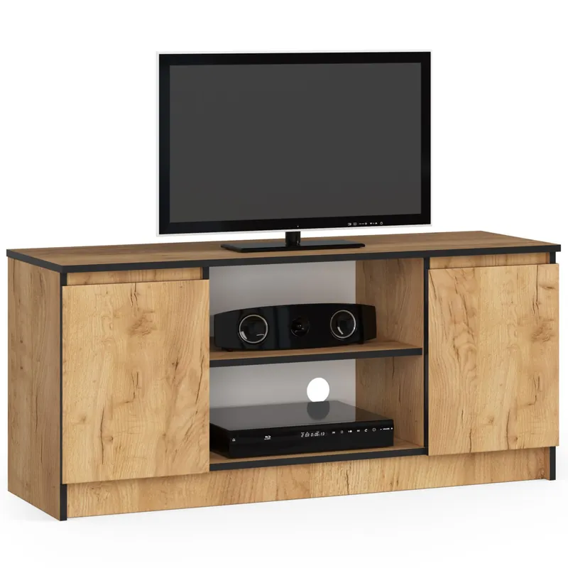 Stolek pod TV RTV 120 2D 1P dub craft Výprodej