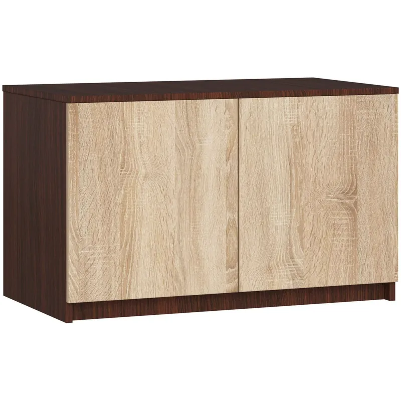Oblíbený Nástavec na skříň S 90 wenge / dub sonoma 2D
