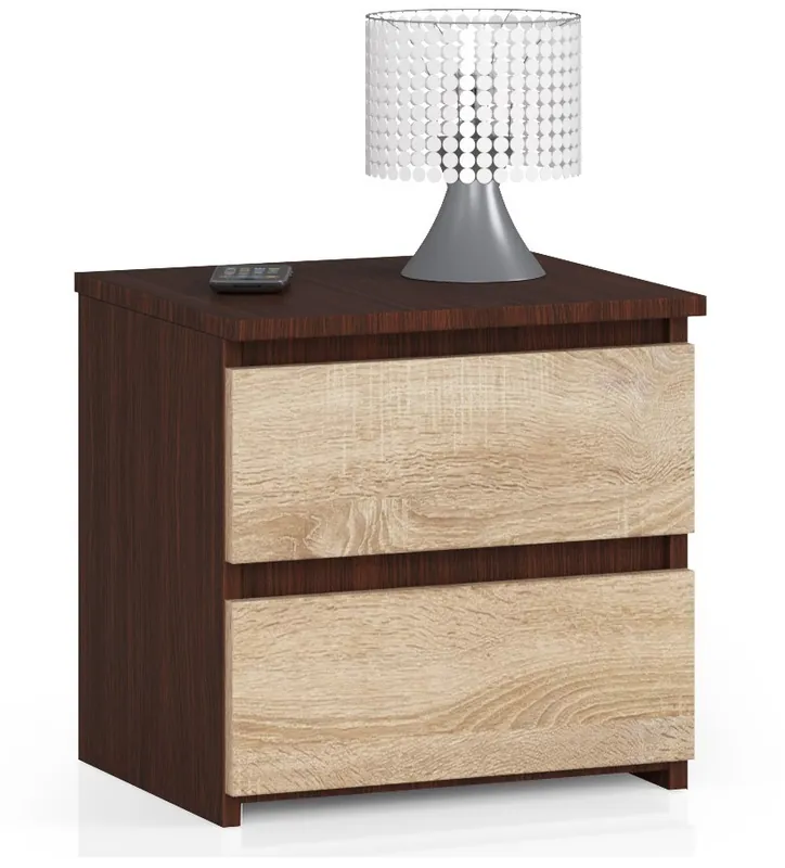 Noční stolek CL2 2SZ CLP wenge / sonoma Akce