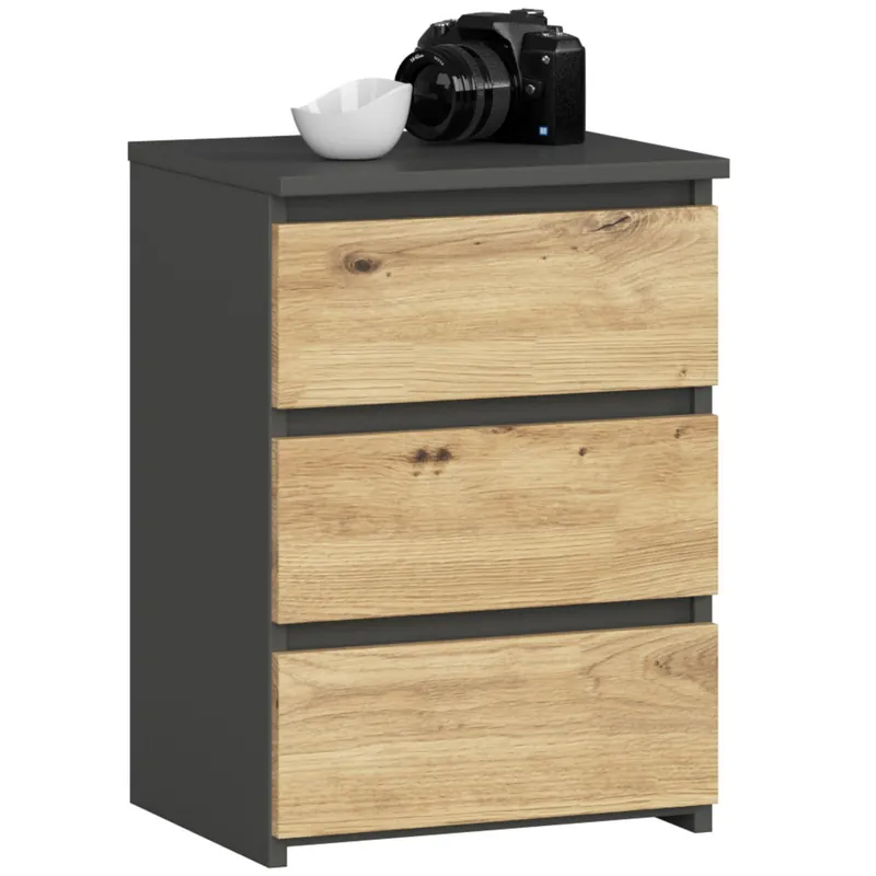 Noční stolek CL3/40 grafitová / šedá / dub artisan Kup Teď