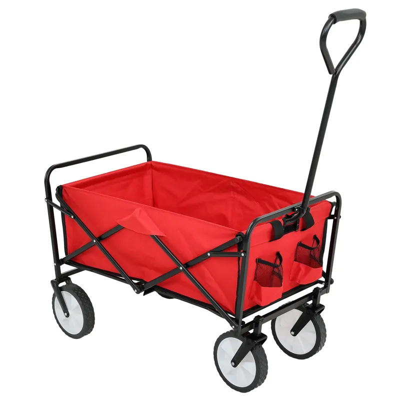 Originální Přepravní skládací vozík TYRS 145 l červený