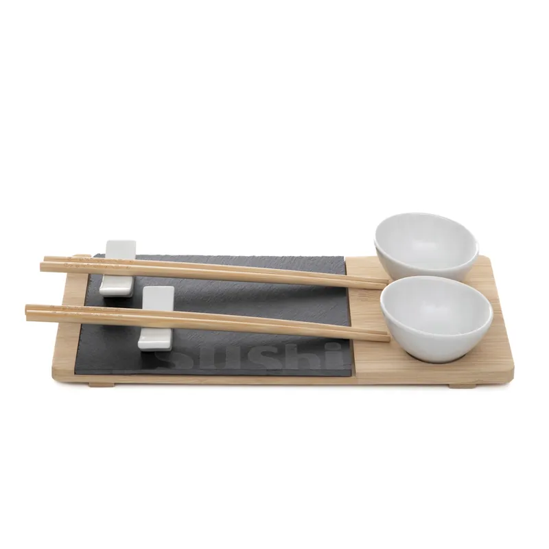 Servírovací sada SUSHI naturální / bílá 893662 Novinka
