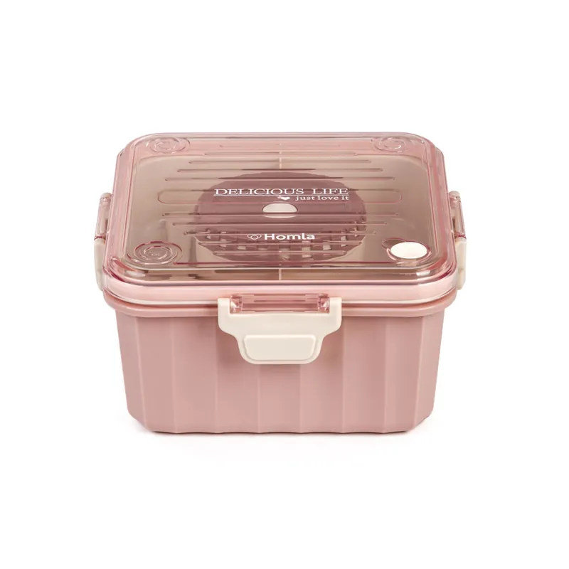 Obědový box POPPIE růžový 896038 Rychlé Dodání