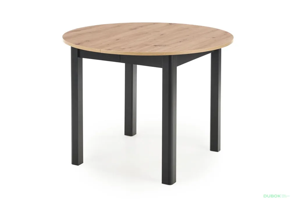 Rozkládací stůl Ringo dub artisan / černý Tovární Cena