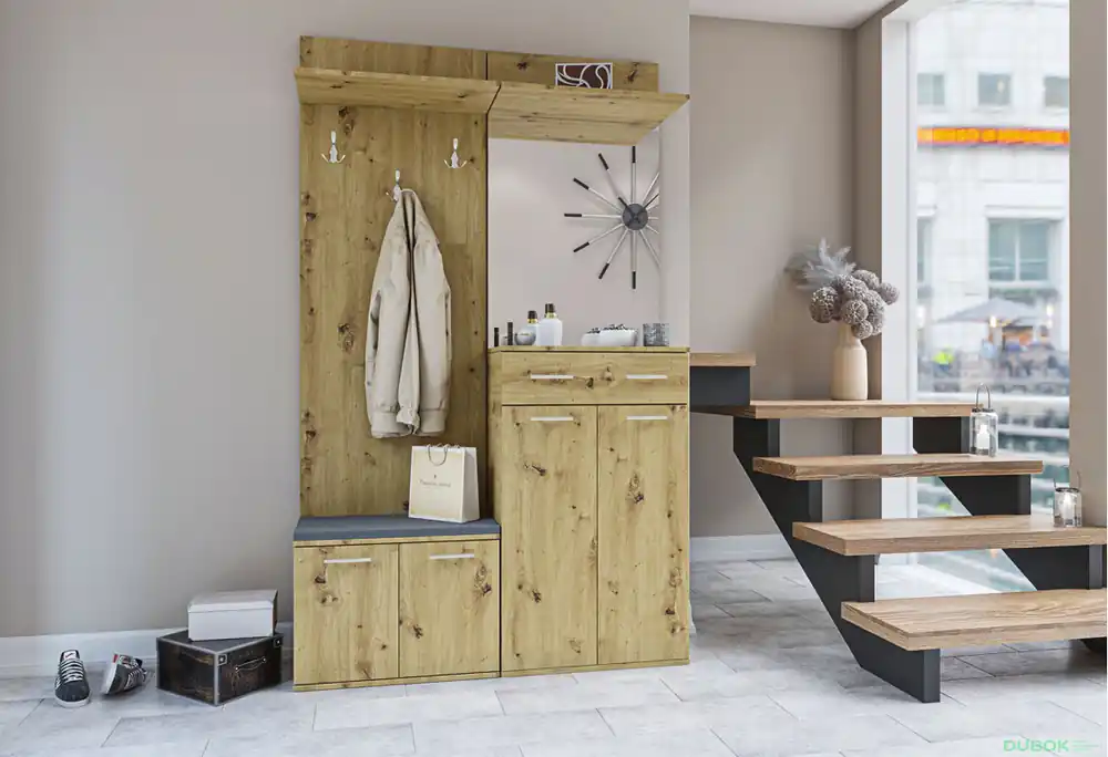 Cenově Výhodný Předsíňová sestava Armario 120 cm Dub artisan