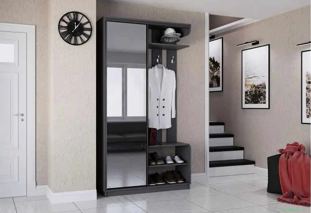 Předsíňová sestava Alice 120 cm Antracit Bezpečná Platba