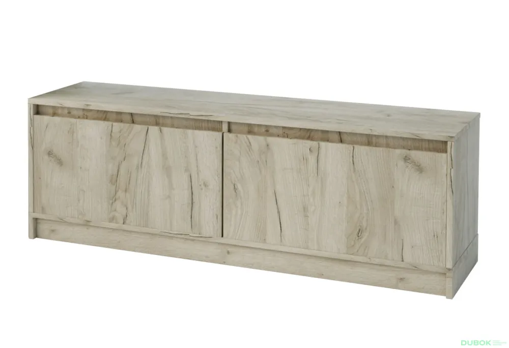 Botník Sara 120x45x33 cm Dub kraft šedý Vysoce Kvalitní