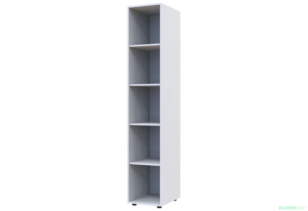 Regál otevřený Gelar 38.2x49.5x203.4 Bílý Top Prodej