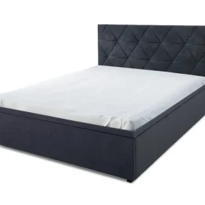 Postel 160x200 s roštem, úložným prostorem Mono 248 černá Bellano Akční Cena