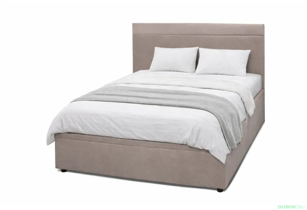 Sezónní Sleva Postel Fro Pik 140x200 s roštem, úložným prostorem Mono 233, béž