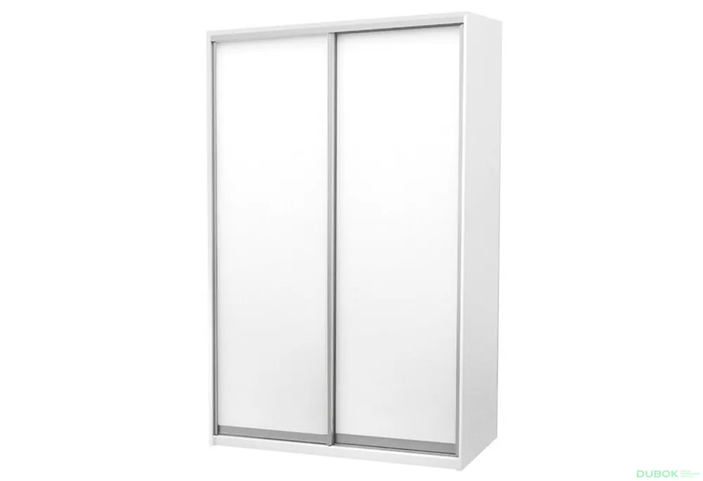 Skříň 2D 1500x2400x600, 2 DTD, bílá Akční Cena