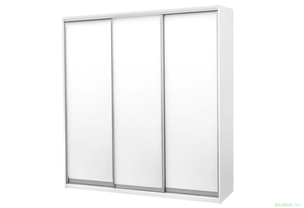 Víkendová Akce Skříň 3D 1800x2400x600, 3 DTD, bílá