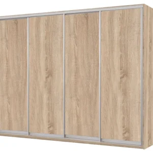 Značkový Skříň 4D 2500x2400x600, 4 DTD, Světlý dub sonoma