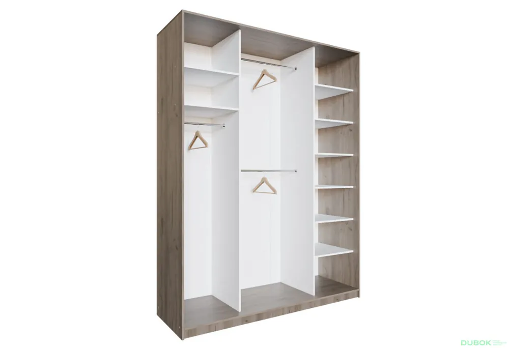 Akční Nabídka Korpus 1800x600x2400 W Dub kraft šedý