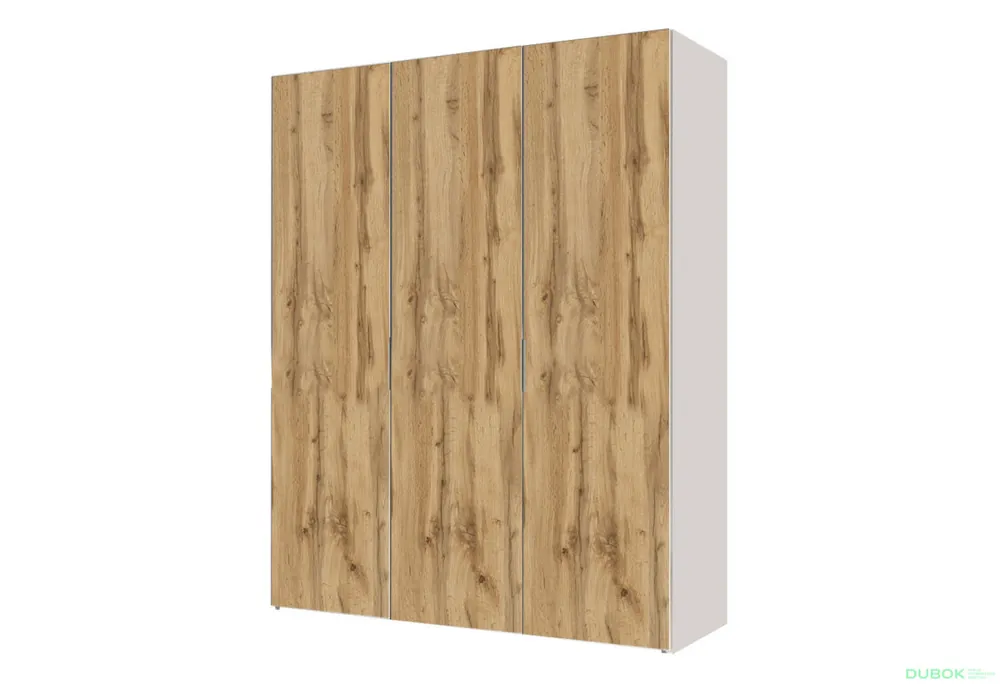 Skříň 3 DTD 150 dub appalache, korpus bílý BL Módulní skříň Modus Výprodej