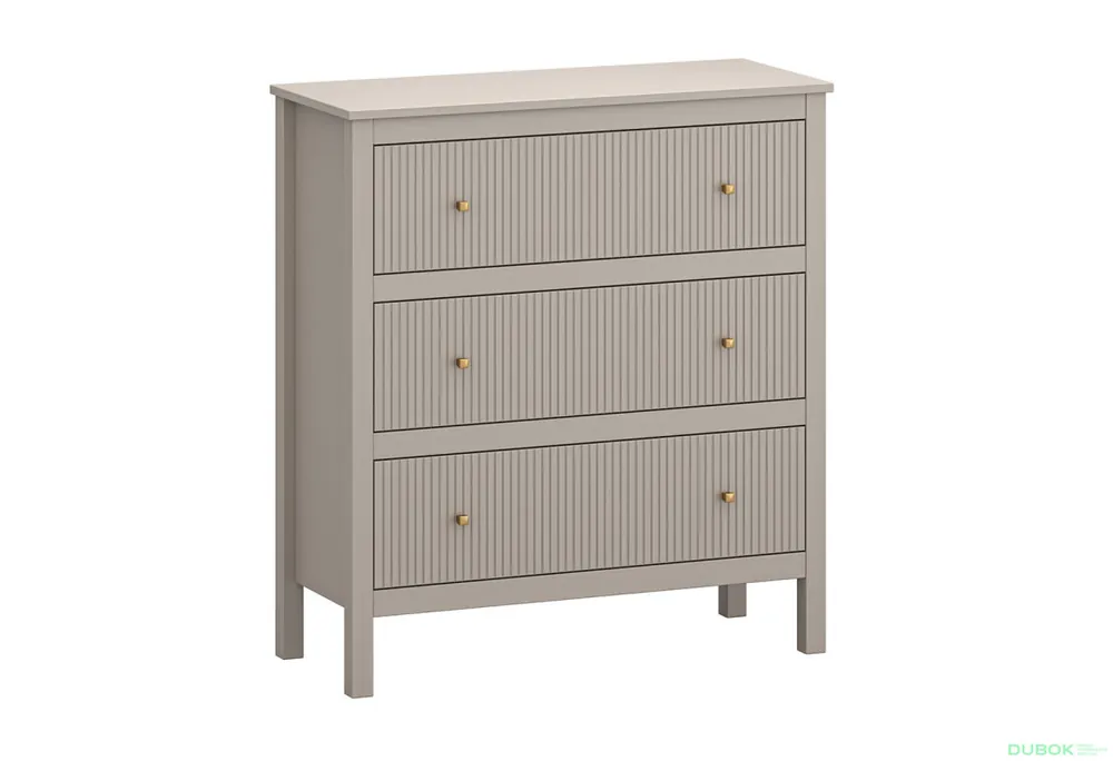Komoda 3s (K) taupe Kleo Rychlé Dodání