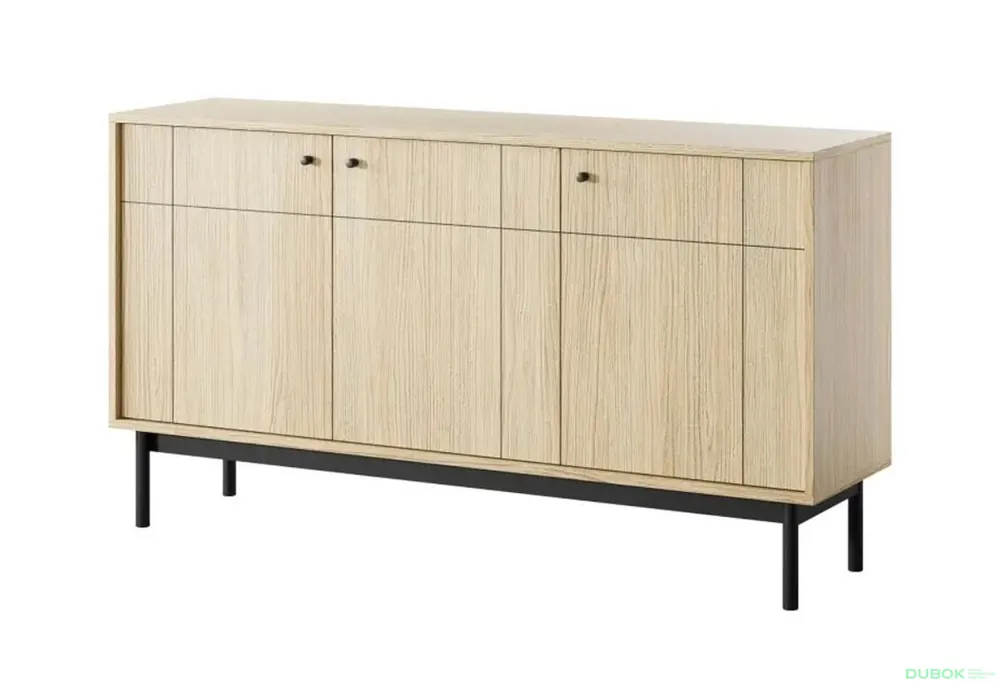 Kup Teď Komoda K154 dub linea Japandi