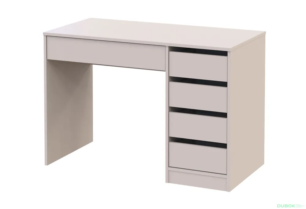 Přímo Od Výrobce Psací stůl s pravou montáží Profi 110 cm kašmír