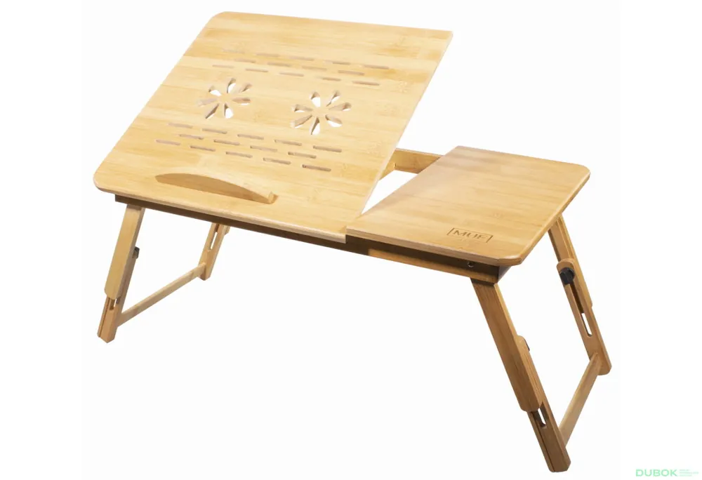 Stůl pod laptop z bambusu L Oblíbený