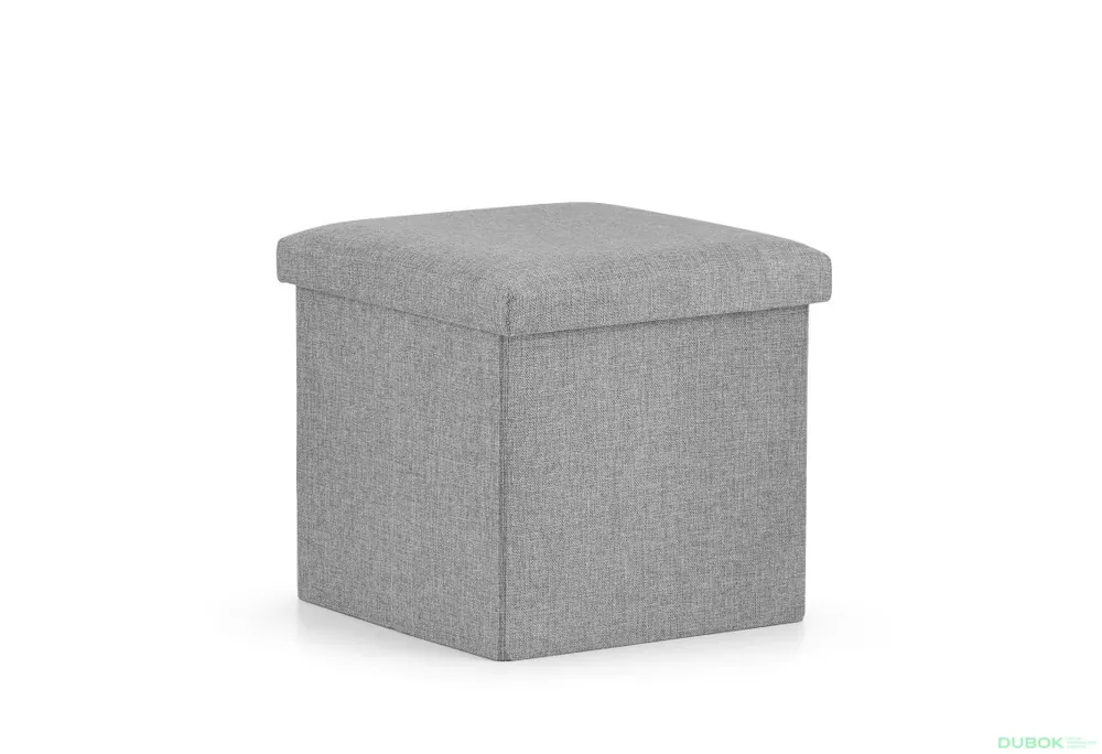 Vrácení Zdarma Skládací puf M - 30x30x30 cm šedá
