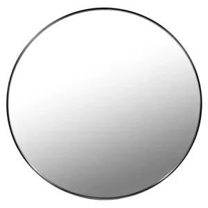 Zrcadlo 80cm černý rám Víkendová Akce