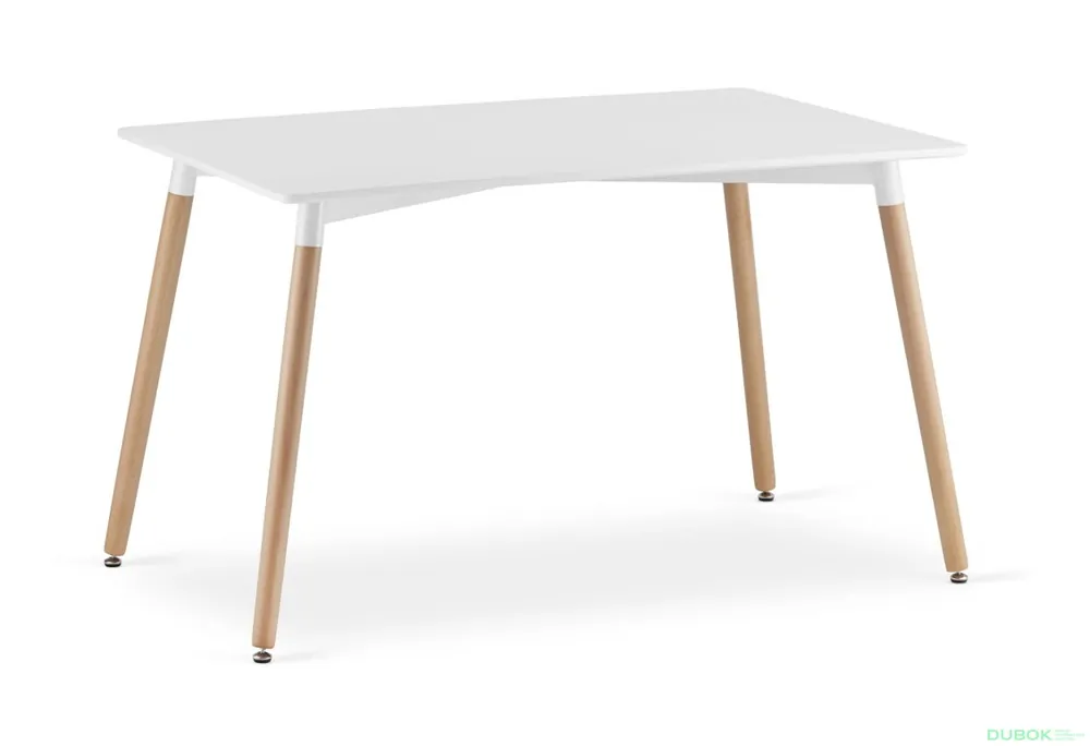 Stůl ADRIA 120cm x 80cm - bílý Vysoce Kvalitní