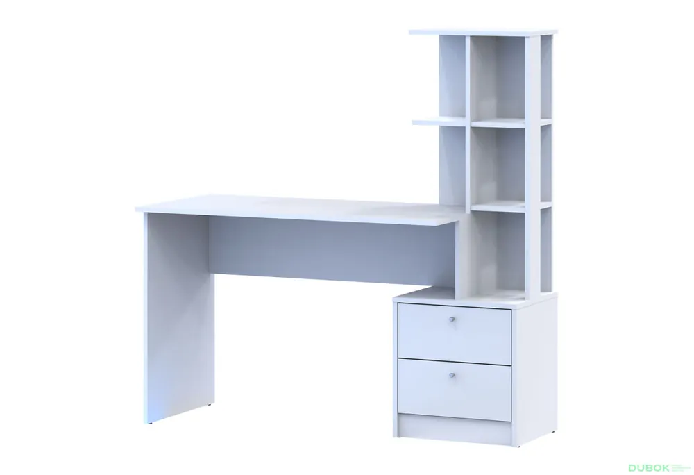 Psací stůl T7 bílý 136x55x138 Expresní Doručení