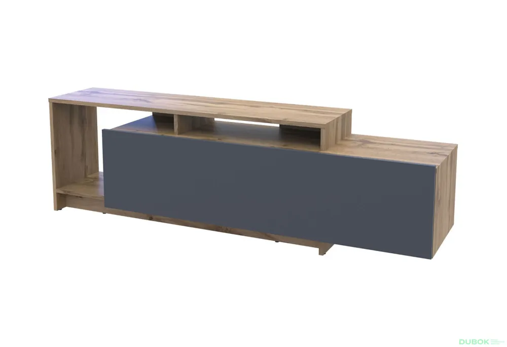 Novinka TV stolek U2 tajo / grafit dřevotříska 160x38x48