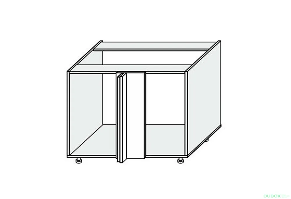 Časově Omezené Korpus Roh N 90° 1dveře 1050x650 820mm