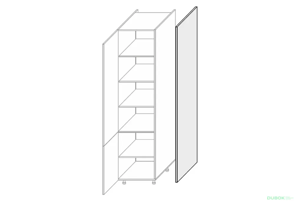 Kuchyňské panely Glory Boční panel skříňky 2320 mm Ihned K Objednání