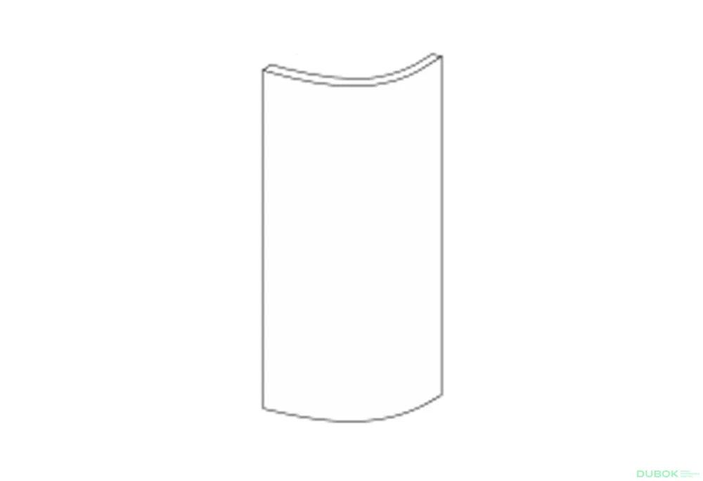 Cenově Výhodný Fasáda 30VZR Ukončení Rádiusní 900mm Mary Pro Blum