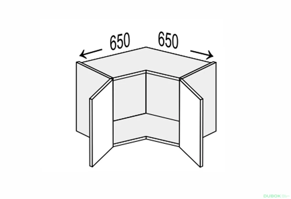 Vrchní roh 90°/360 2dv Leo Aktuální