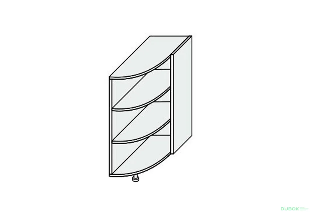 Korpus 30N 1dv Rádiusní Ukončení 820mm Výprodej