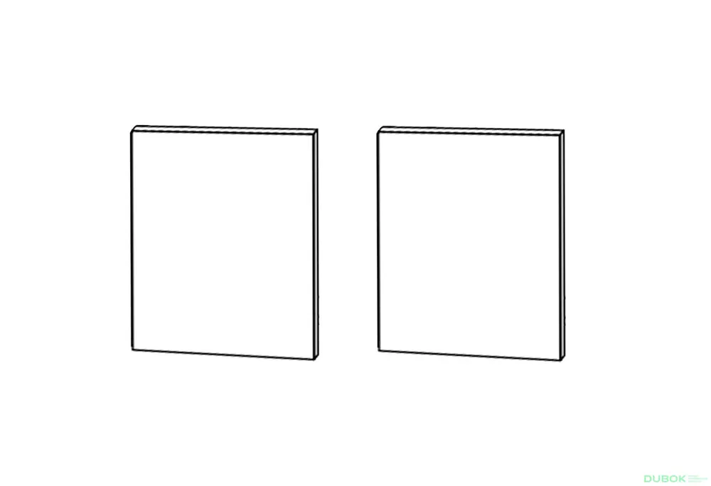 Fasáda Roh 90° 2dv 650x650 360mm Glory Nejprodávanější