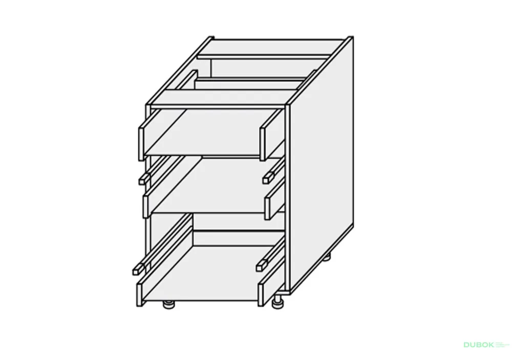 Korpus 50N 3šx Pro Hettich 820mm Horká Nabídka