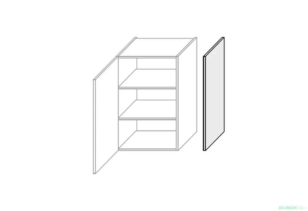 Kuchyňské panely Mary Boční panel horní 900 mm Omezená Nabídka