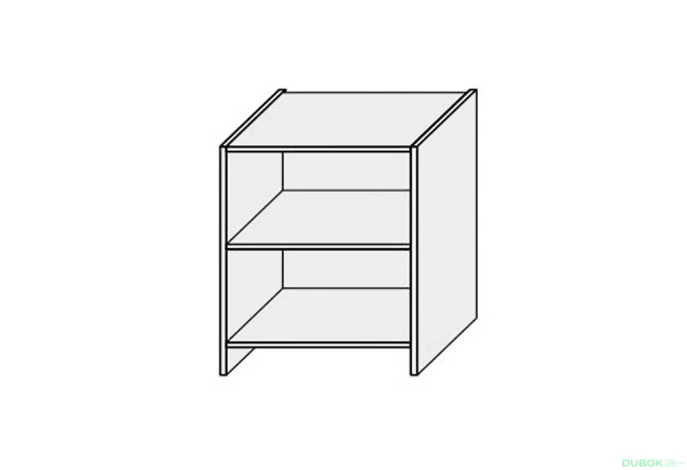 Víkendová Akce Korpus 60V 1dveře Pod digestoř teleskop 690mm