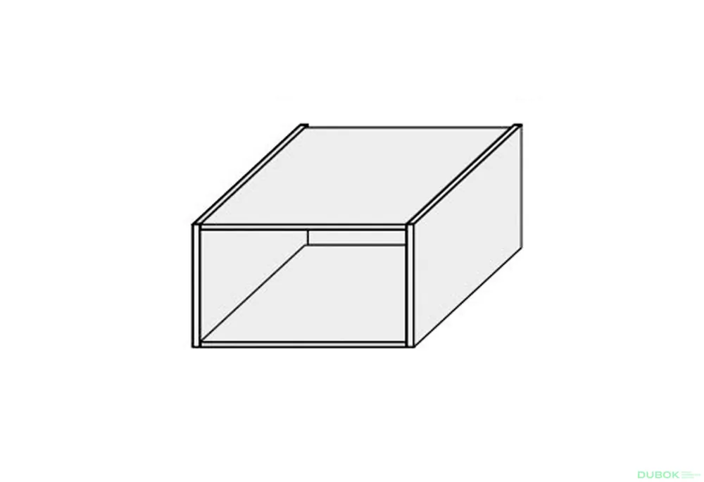 Top Prodej Korpus 40V 1dv Antresol Plynový zvedák 360mm
