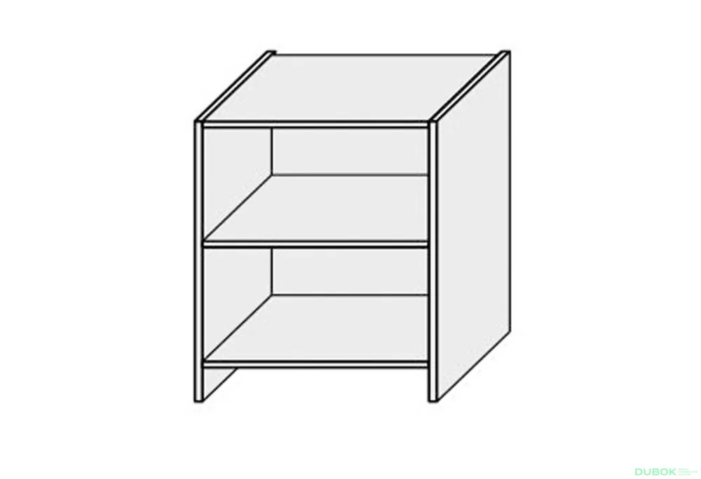Korpus 60V 1dveře Pod digestoř teleskop Pro Blum 860mm Top Prodej
