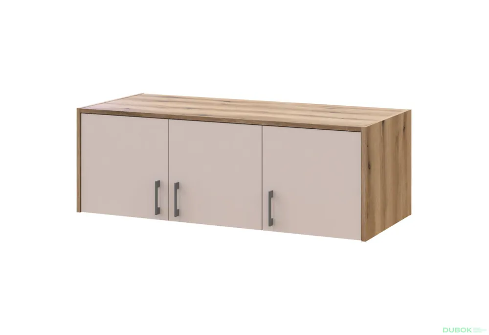 Nejlepší Cena Nástavba Rondi 3 dřevotříska 121x52x41 dub artisan / kašmír
