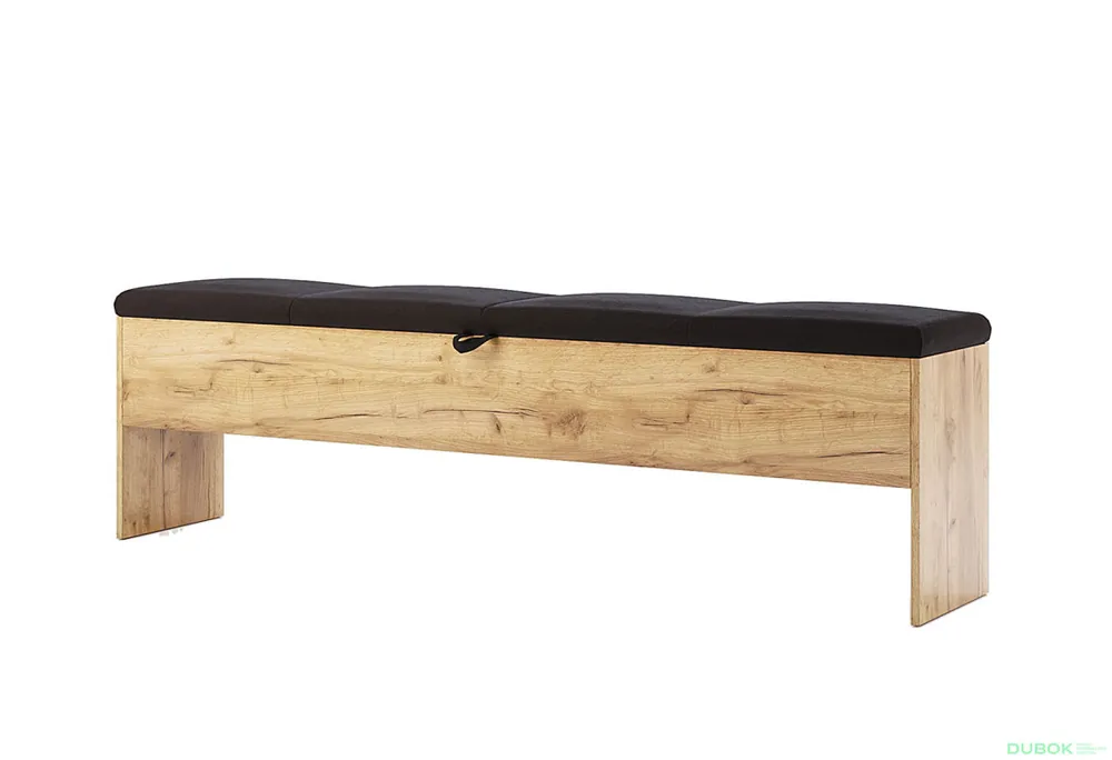 Lavice postel 1.6x2.0 dub kraft Luna Nová Kolekce